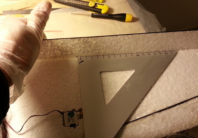 Trancé de l'emplacement du guignol