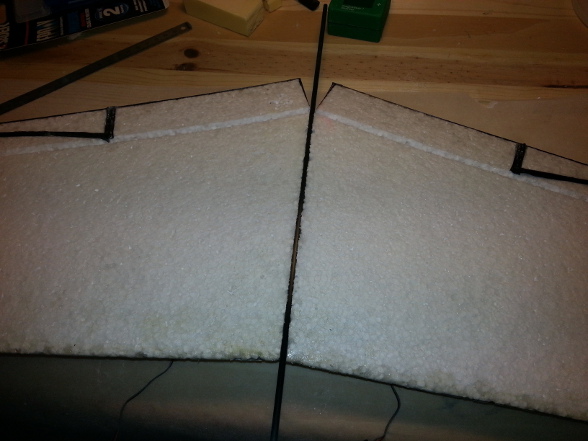 Montage à blanc du renfort de fuselage