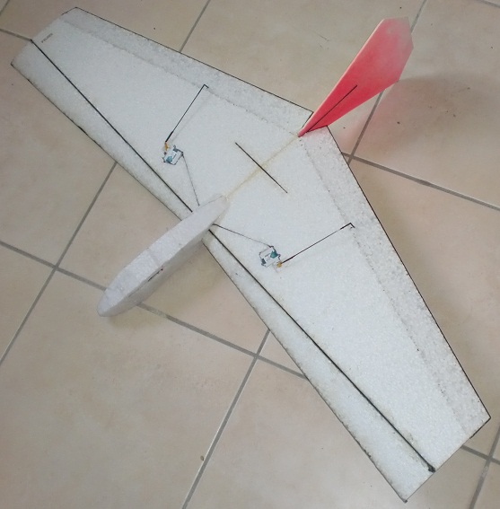 La SalAZ V3 non peinte, vue de l'extrados