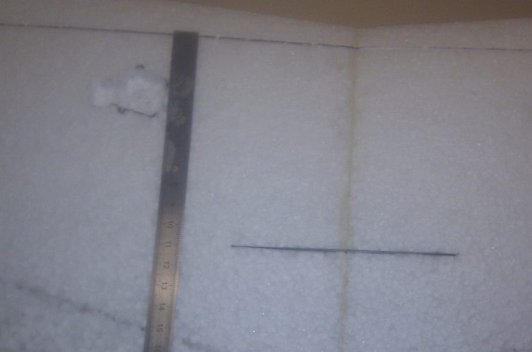 Emplacement de la clé d'aile à l'arrière de l'aile