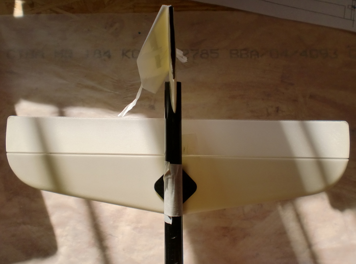 Montage à blanc pour déterminer l'emplacement du stab