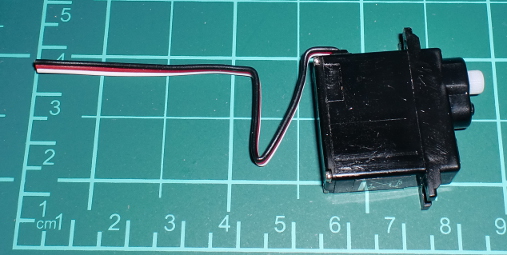 On met en forme le fils du servo