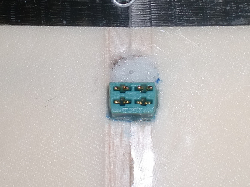 Après avoir retiré la mousse