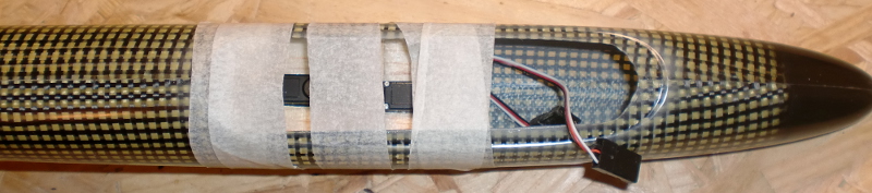 Collage de la platine radio