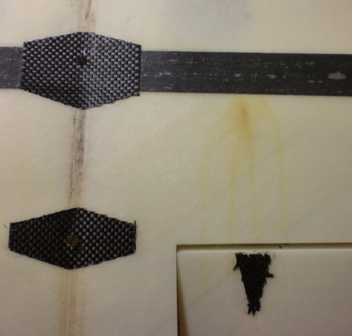 Les traces de brulures sont bien visibles...