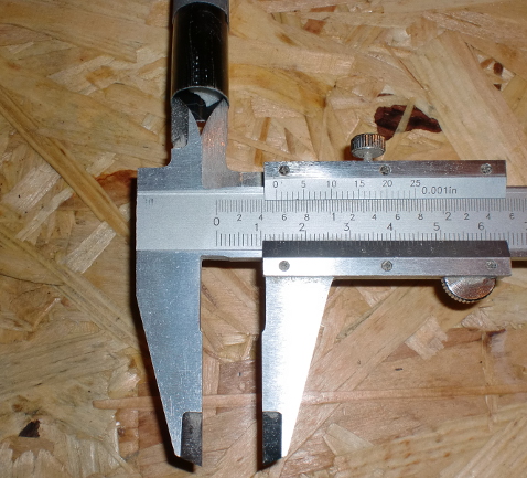 Mesure de l'intérieur d'un tube