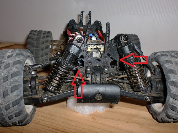 Support avant cassé