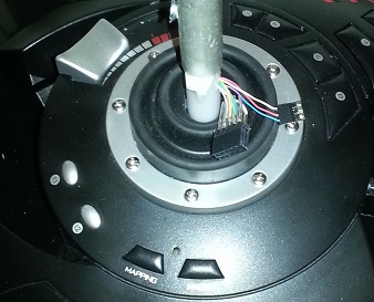 joystick modifié avec connecteurs