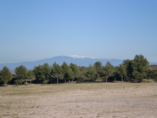 Le mont ventoux enneigné